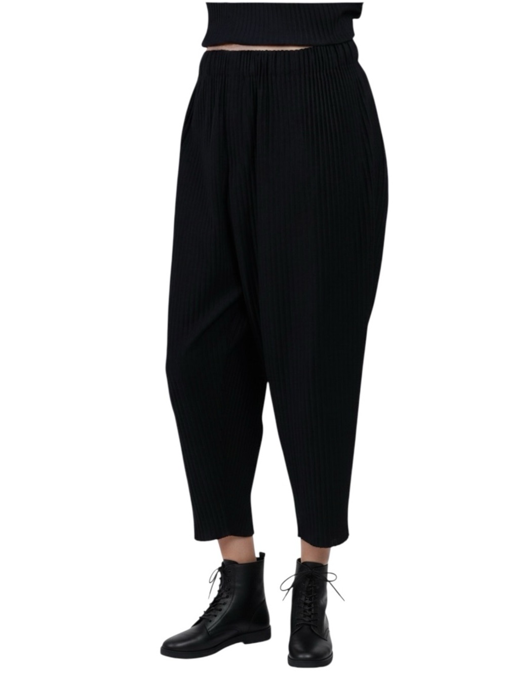 Weekend MaxMara Pleated Balloon Trousers in black size L excellent condition